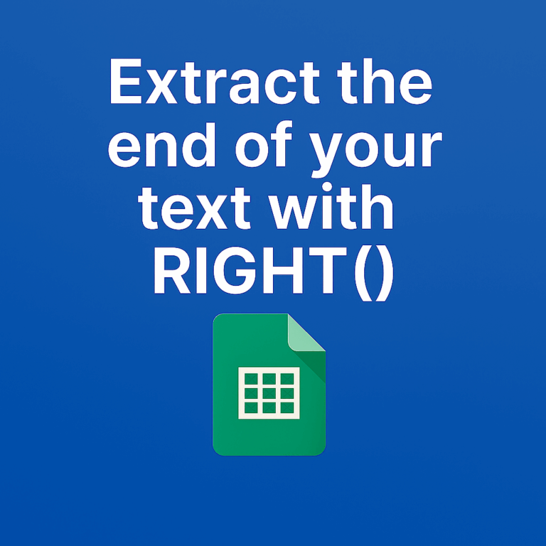 π RIGHT Function | Extract Characters from the End of Text