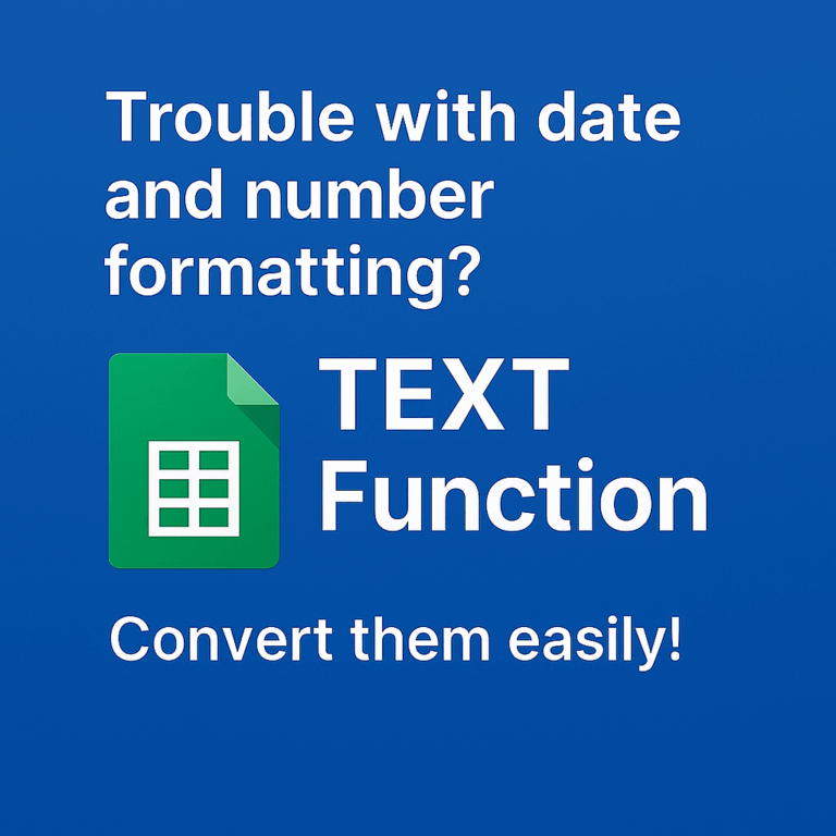 π Fix Date, Time, and Number Formatting Issues Instantly with the TEXT Function